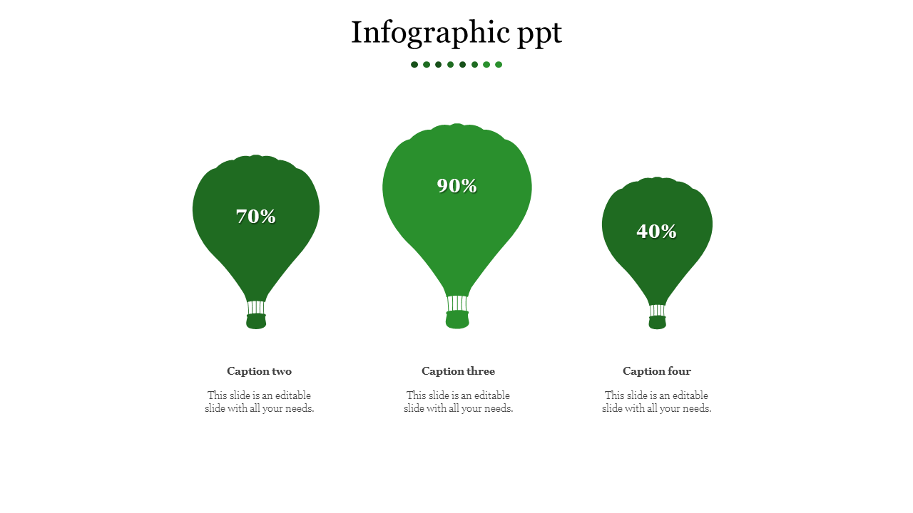 Free - Dynamic Parachute Infographic Presentation Template